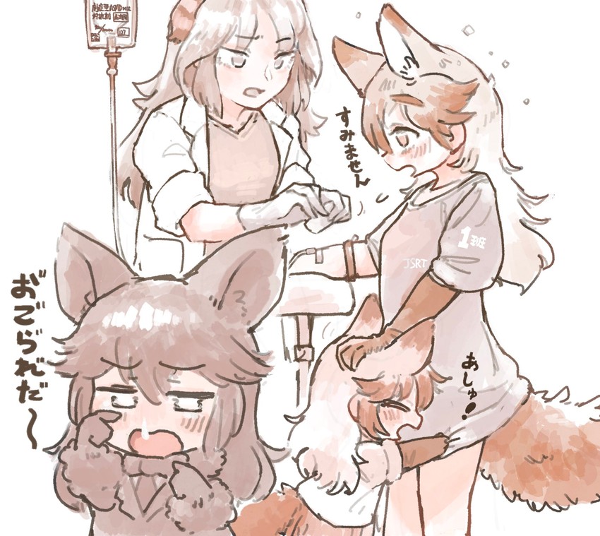 silver fox, kako, and red fox (original and 1 more) drawn by toki_reatle