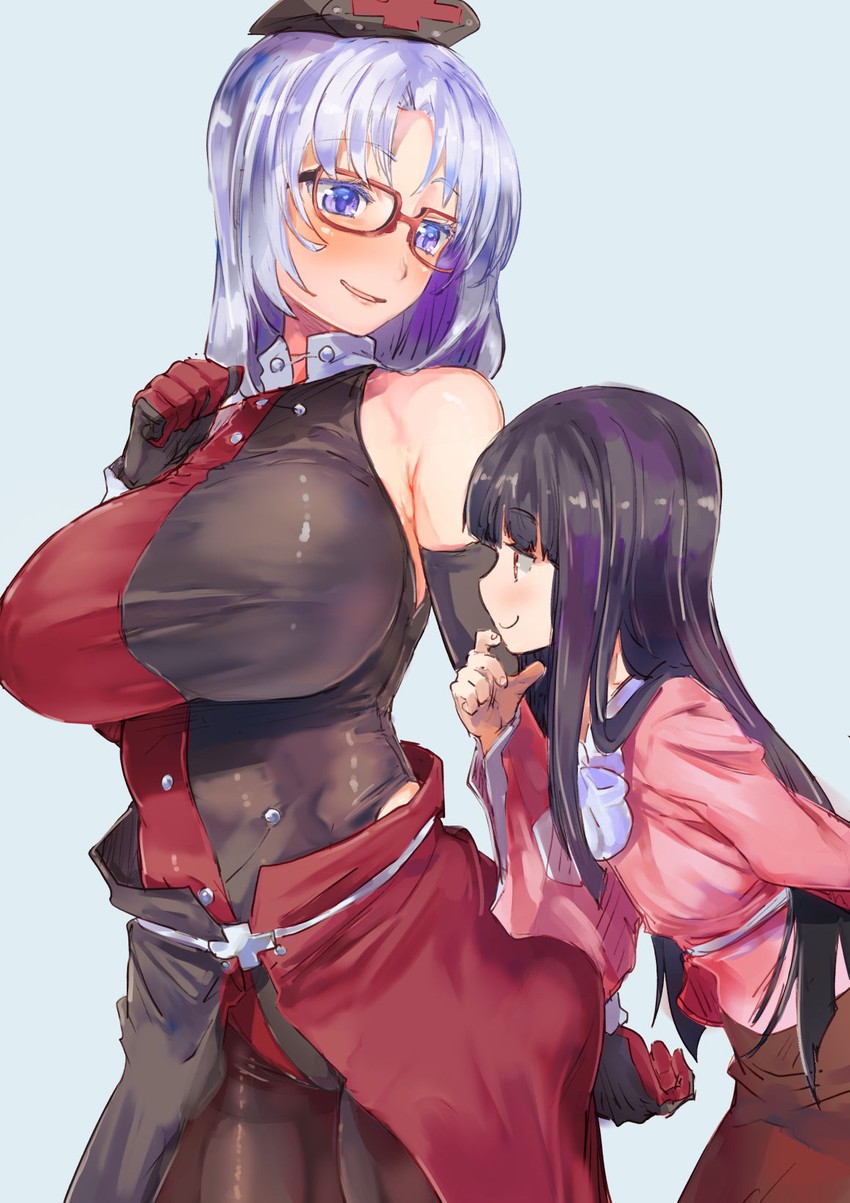 houraisan kaguya and yagokoro eirin (touhou) drawn by yohane