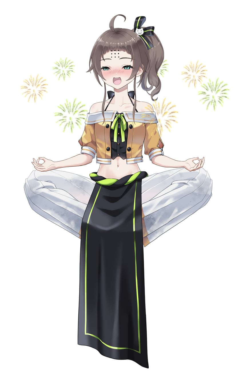 natsuiro matsuri and zenyatta (hololive and 1 more) drawn by nyacifer