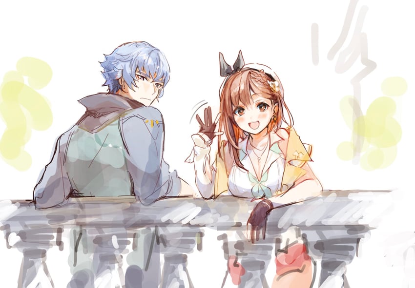 reisalin stout and bos brunnen (atelier and 2 more) drawn by le21day