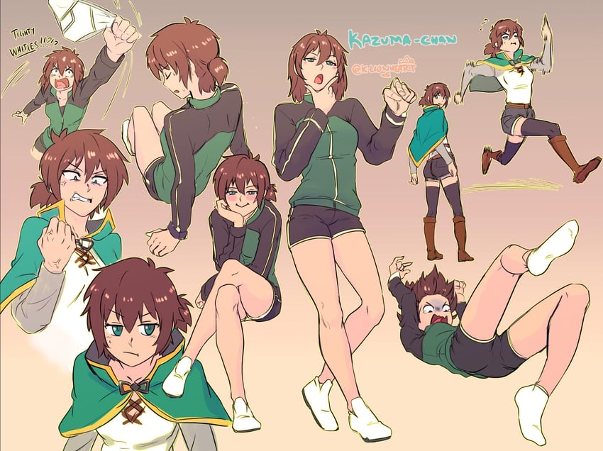 satou kazuma (kono subarashii sekai ni shukufuku wo!) drawn by klionheartart