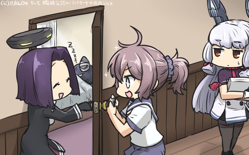 tenryuu, murakumo, tatsuta, aoba, and murakumo kai ni (kantai collection) drawn by hamu_koutarou