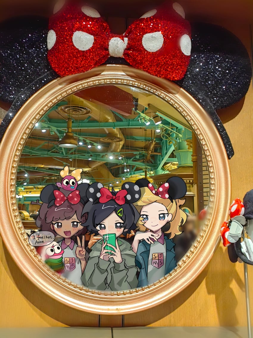 sasha waybright, anne boonchuy, marcy wu, sprig plantar, polly plantar, and 1 more (amphibia) drawn by qianwa_shi_biao