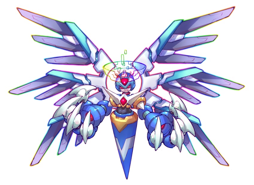 copy x (mega man and 1 more) drawn by iikoao