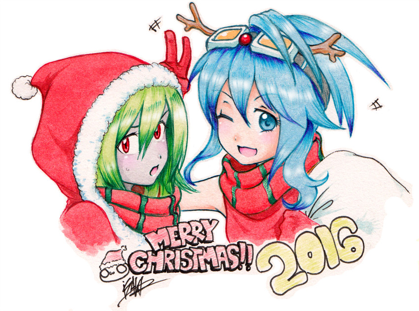 nippon ichi and linda (neptune) drawn by isaki_tanaka
