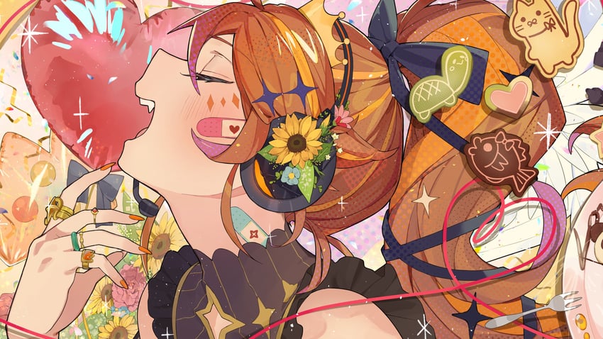 shishigami leona (re:act and 1 more) drawn by idenshi_hina