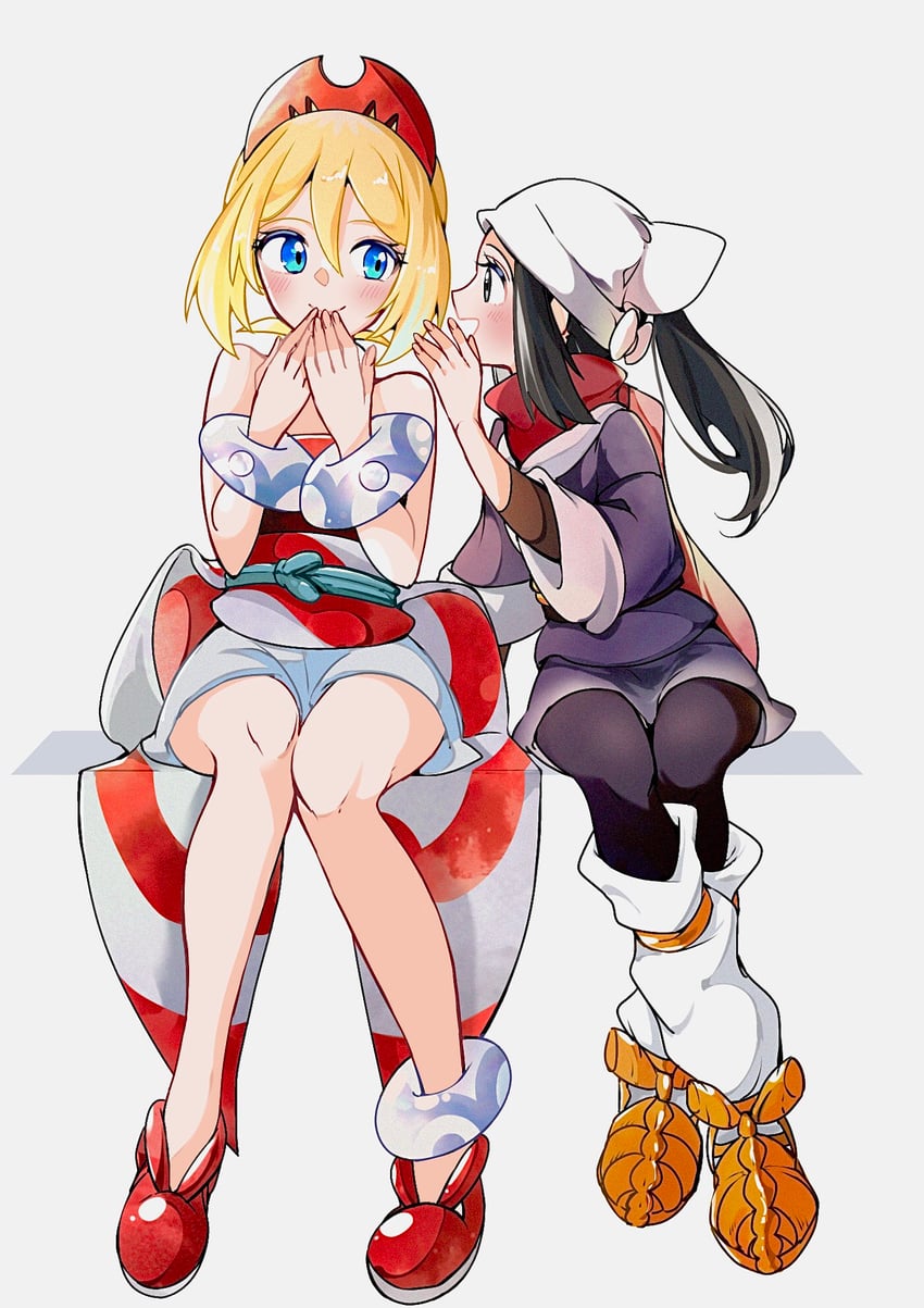 akari and irida (pokemon and 1 more) drawn by cocoa_s3