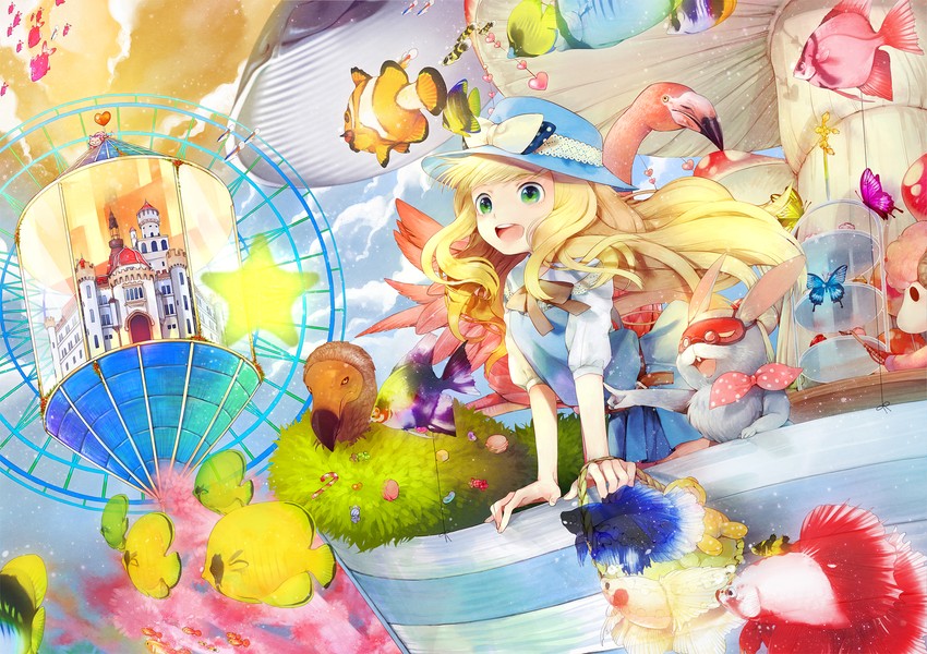 alice (alice's adventures in wonderland) drawn by hakusai_(tiahszld)