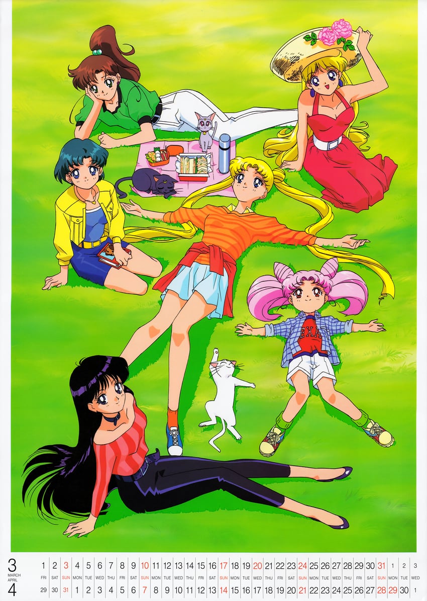 tsukino usagi, mizuno ami, aino minako, hino rei, kino makoto, and 4 more (bishoujo senshi sailor moon)