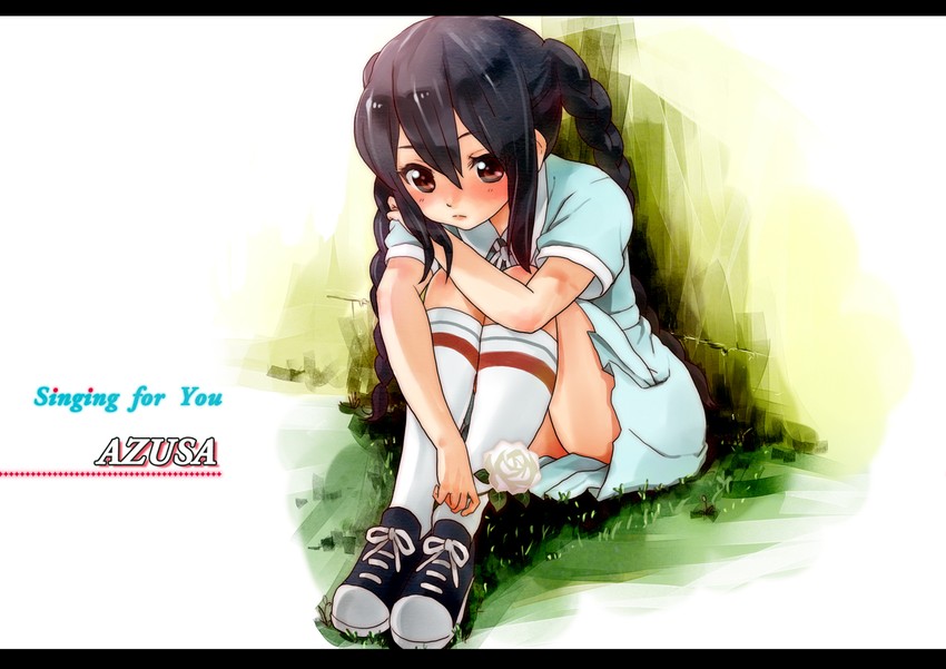 nakano azusa (k-on! and 1 more) drawn by minimaru
