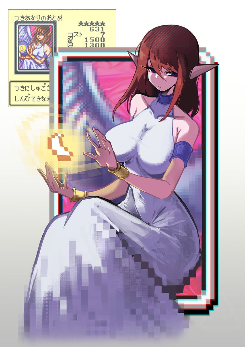 maiden of the moonlight (yu-gi-oh! and 1 more) drawn by shakeeeeeeeee