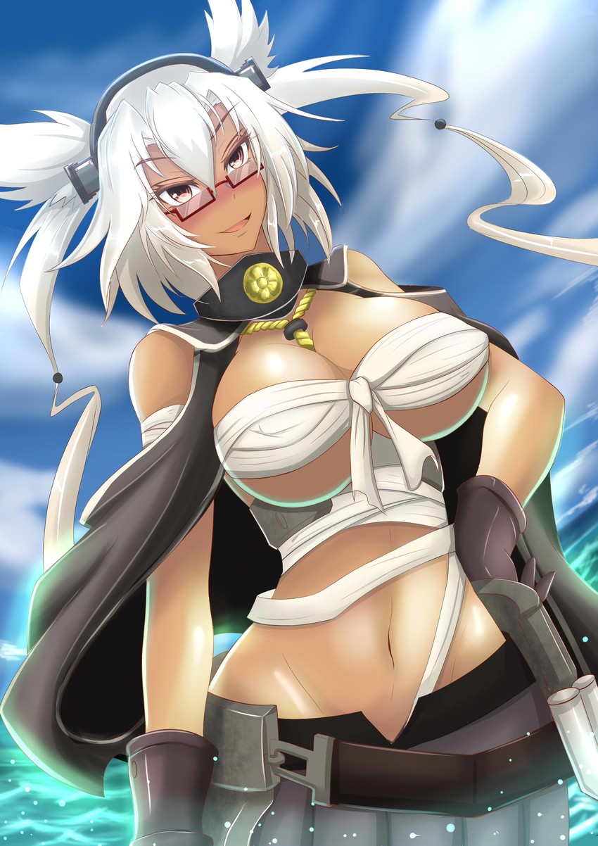 musashi and musashi kai (kantai collection) drawn by torahime_(roland00)