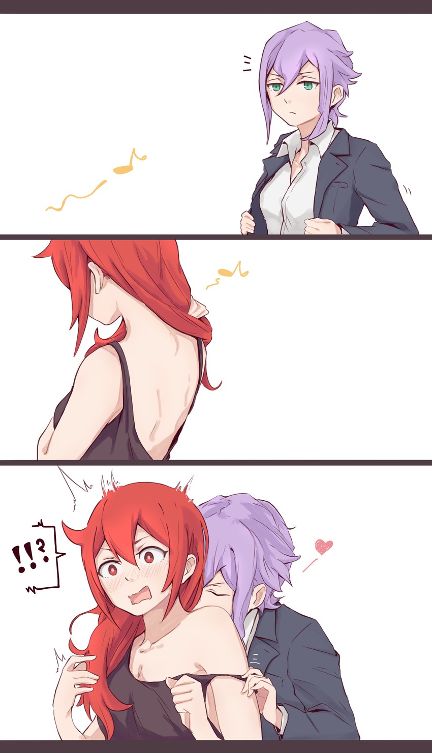 shiny chariot and croix meridies (little witch academia) drawn by oishii_tuna