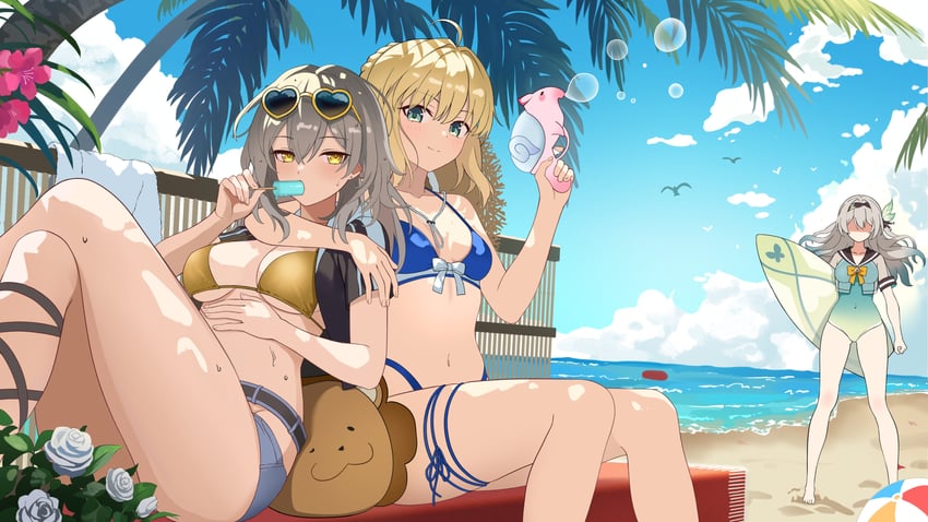 artoria pendragon, saber, trailblazer, firefly, and stelle (fate and 4 more) drawn by wellsy