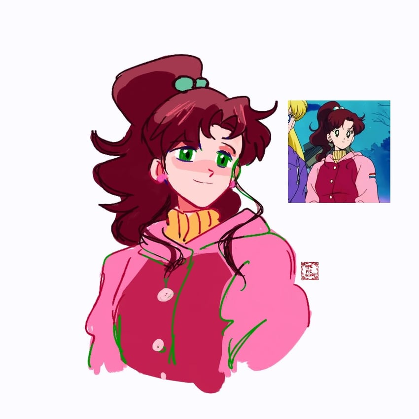 aino minako and kino makoto (bishoujo senshi sailor moon) drawn by applepiewinry