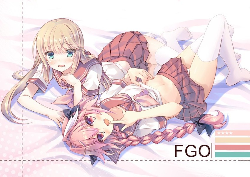 astolfo and chevalier d'eon (fate and 2 more) drawn by ikegami_akane
