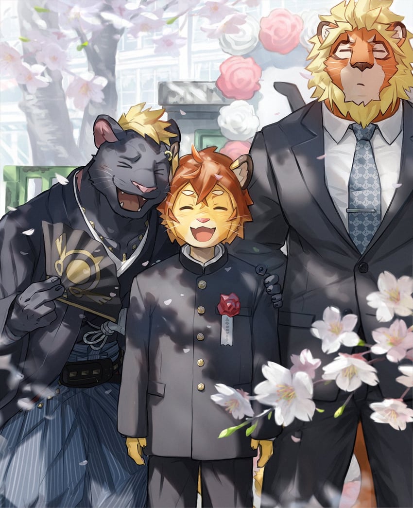 theo, magnos, and claw (world flipper) drawn by waahurikya