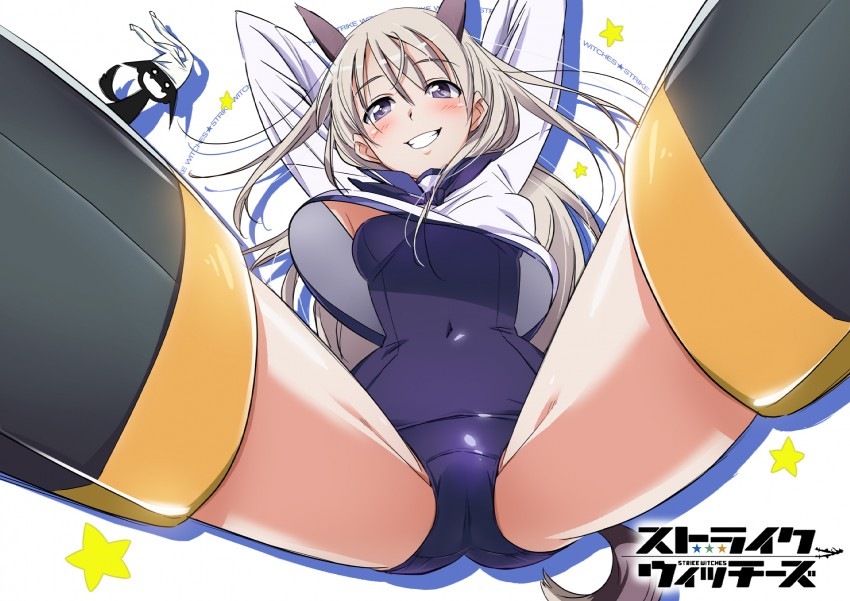 eila ilmatar juutilainen and miyafuji yoshika (world witches series and 1 more) drawn by kikuchi_(xpoz)