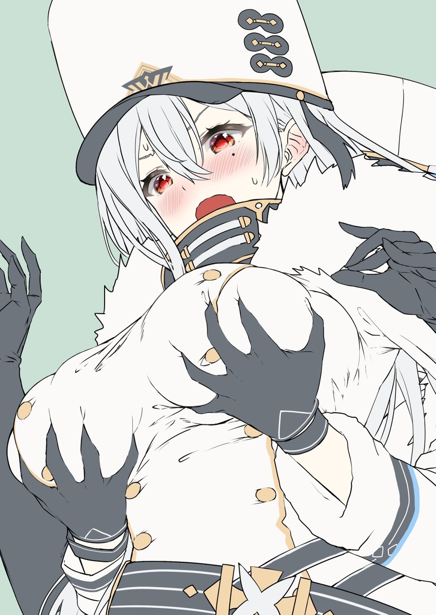 commander and sovetskaya rossiya (azur lane) drawn by morimoto_kiyona