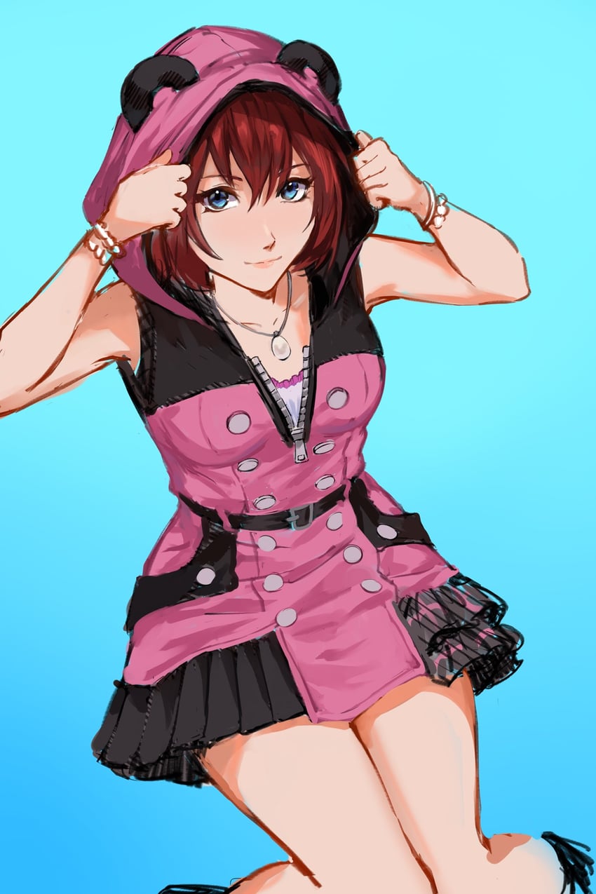 kairi (kingdom hearts and 1 more) drawn by kivavis