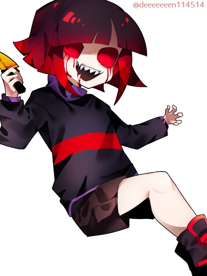 pandora (undertale and 1 more) drawn by deeeeeeen114514