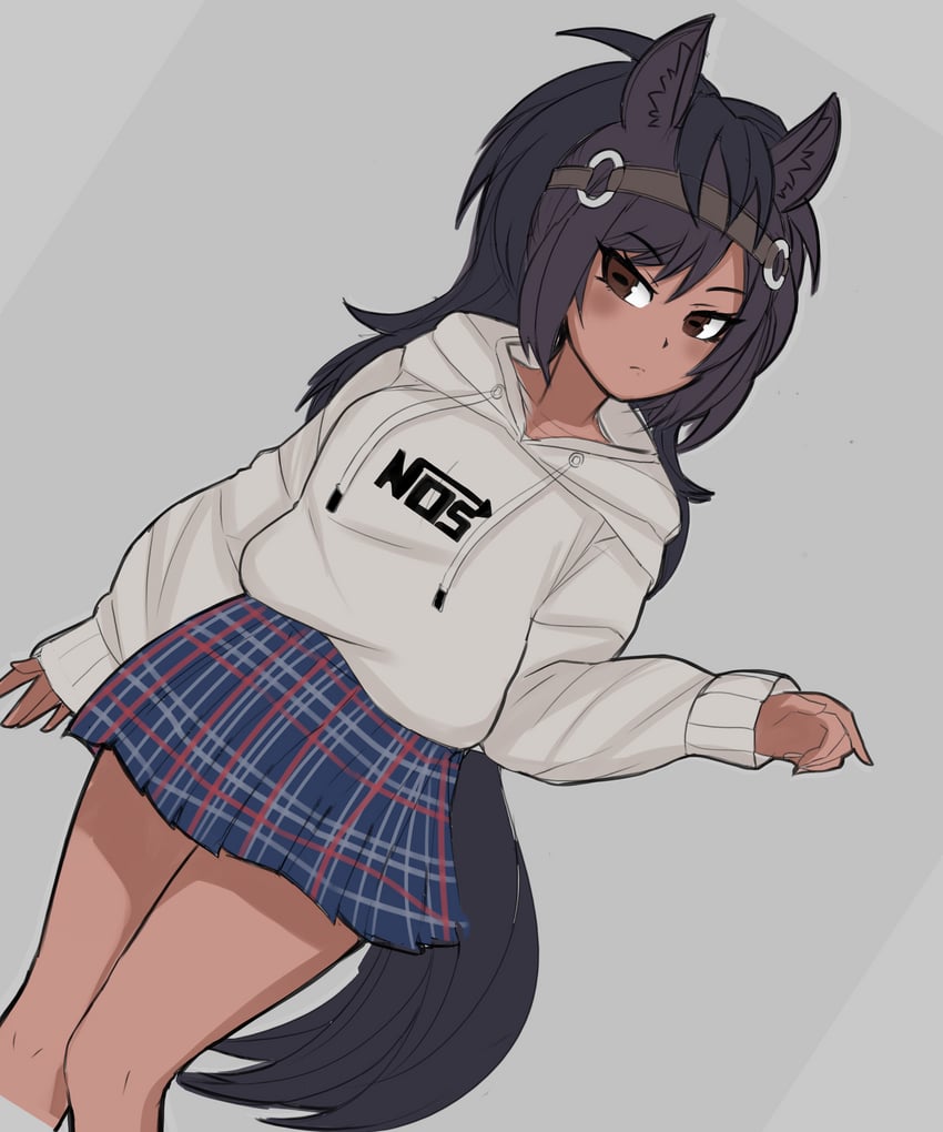 brown thoroughbred (kemono friends and 1 more) drawn by nanoder