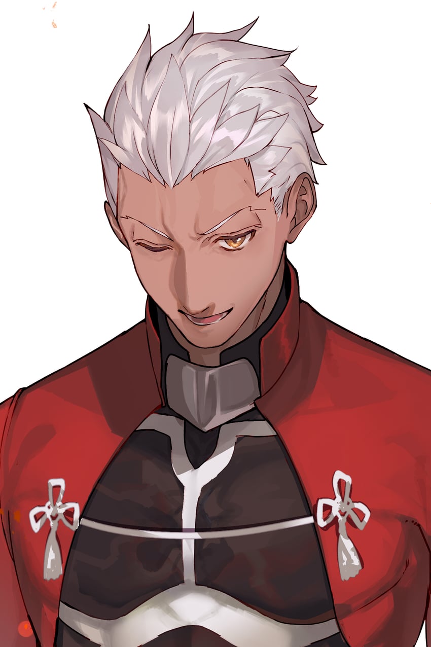 archer (fate and 2 more) drawn by tsukudani_(ore624)