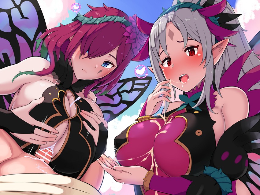plumeria and triandra (fire emblem and 1 more) drawn by boris_(noborhys)