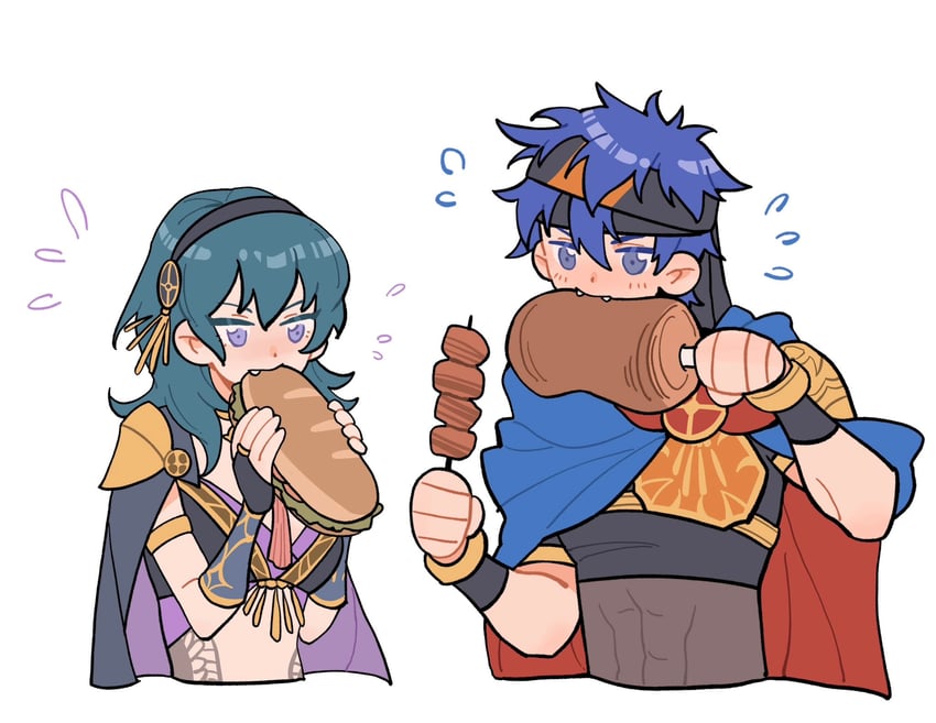 female byleth and ike (fire emblem and 3 more) drawn by julianlynnnn