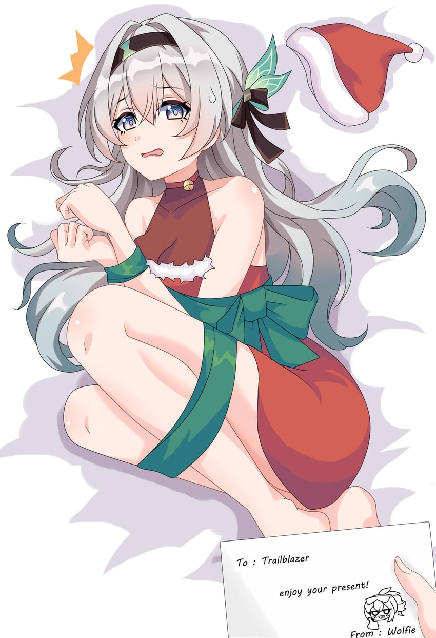 firefly and silver wolf (honkai and 1 more) drawn by maxwelzy