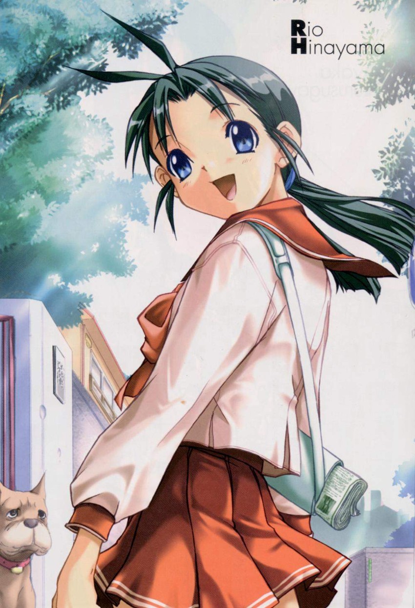 hinayama rio (to heart) drawn by kannuki_yoake and kawata_hisashi