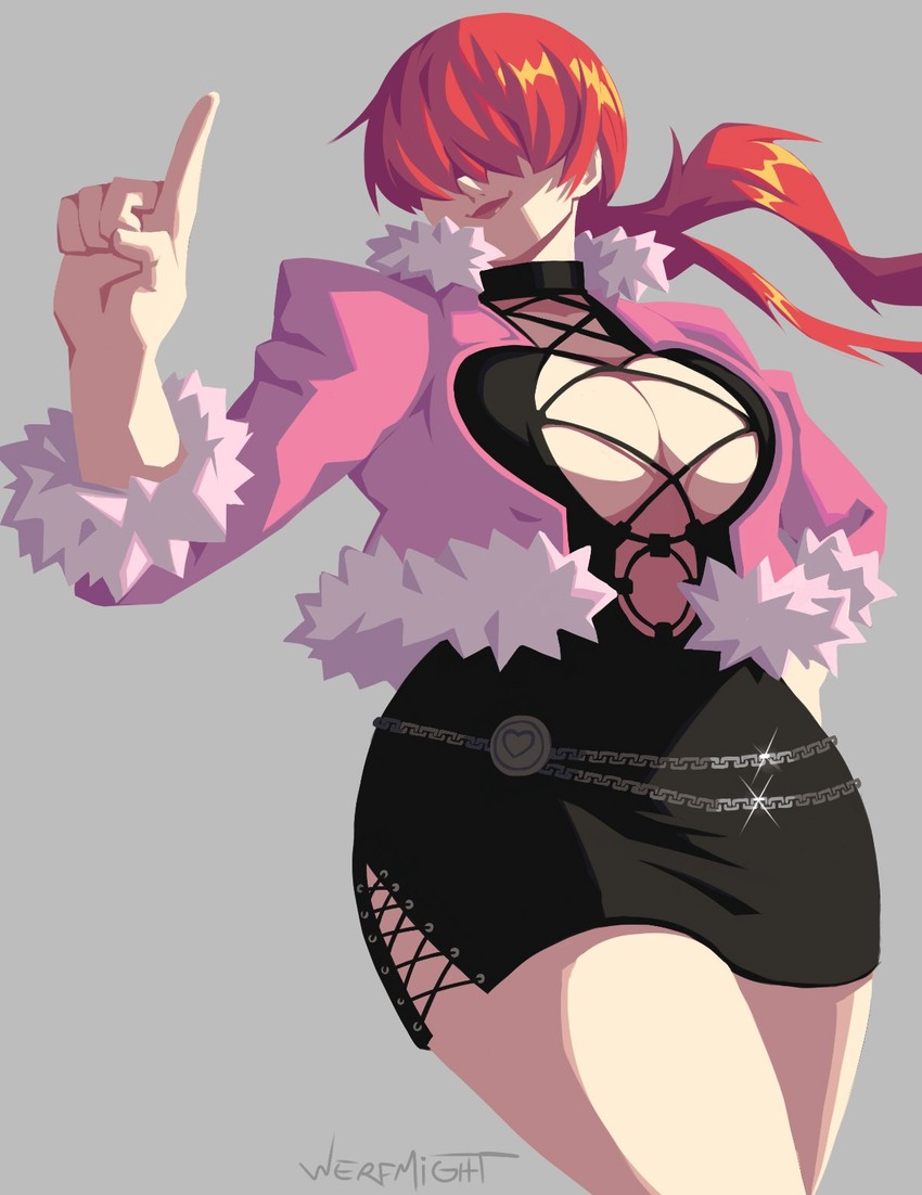shermie (the king of fighters and 1 more) drawn by werfmight