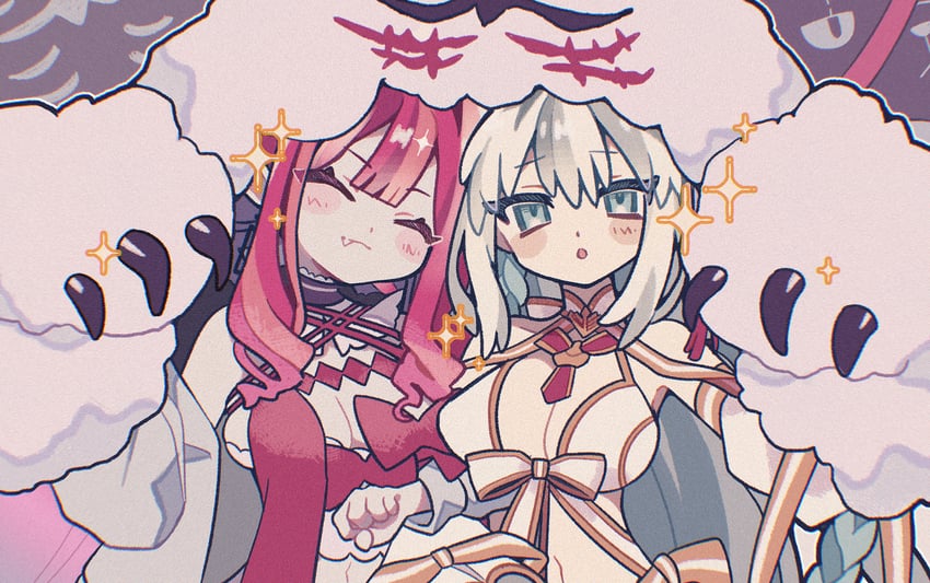 baobhan sith, morgan le fay, and cernunnos (fate and 1 more) drawn by machiya_tako