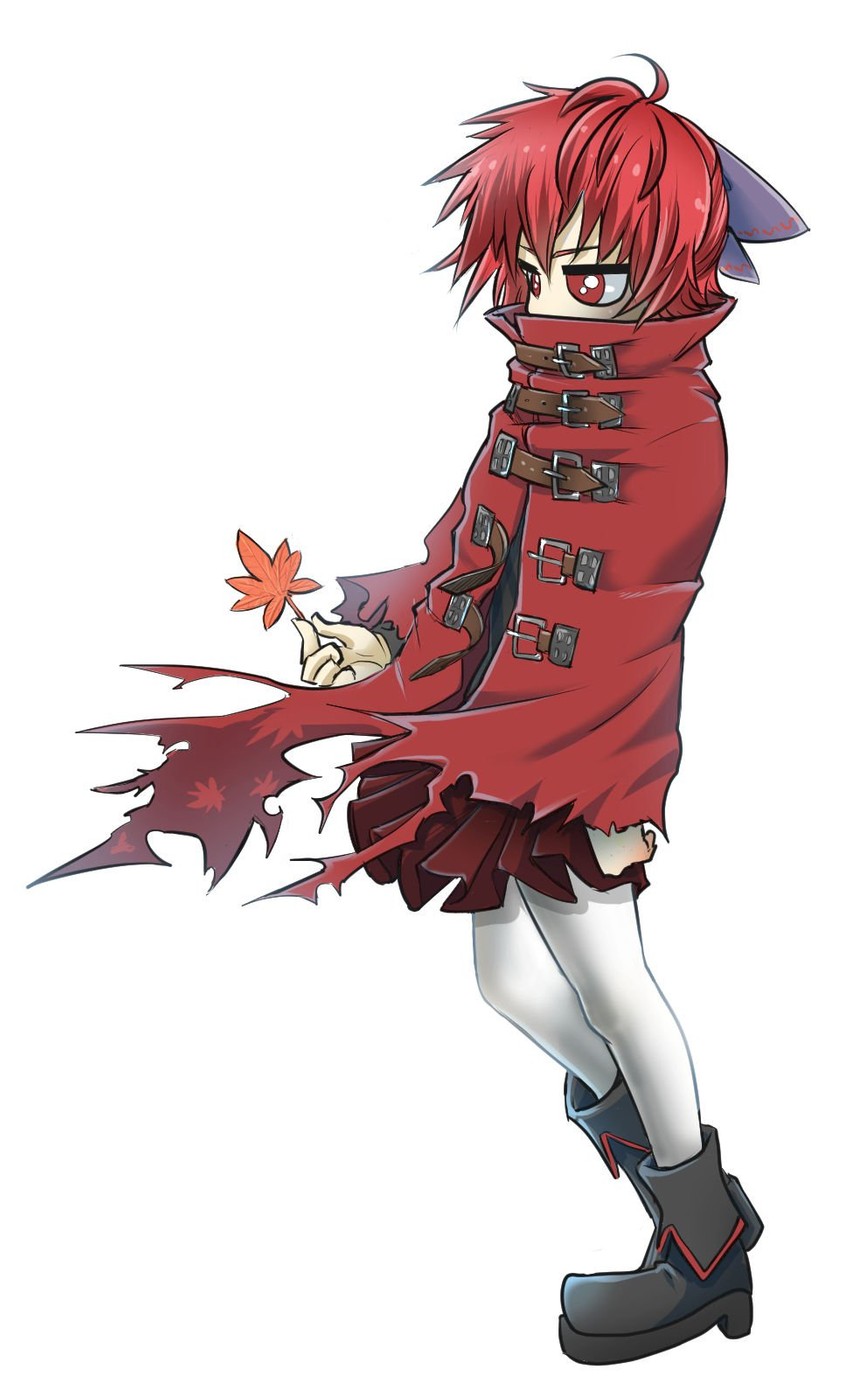 sekibanki and vincent valentine (touhou and 2 more) drawn by chamaji