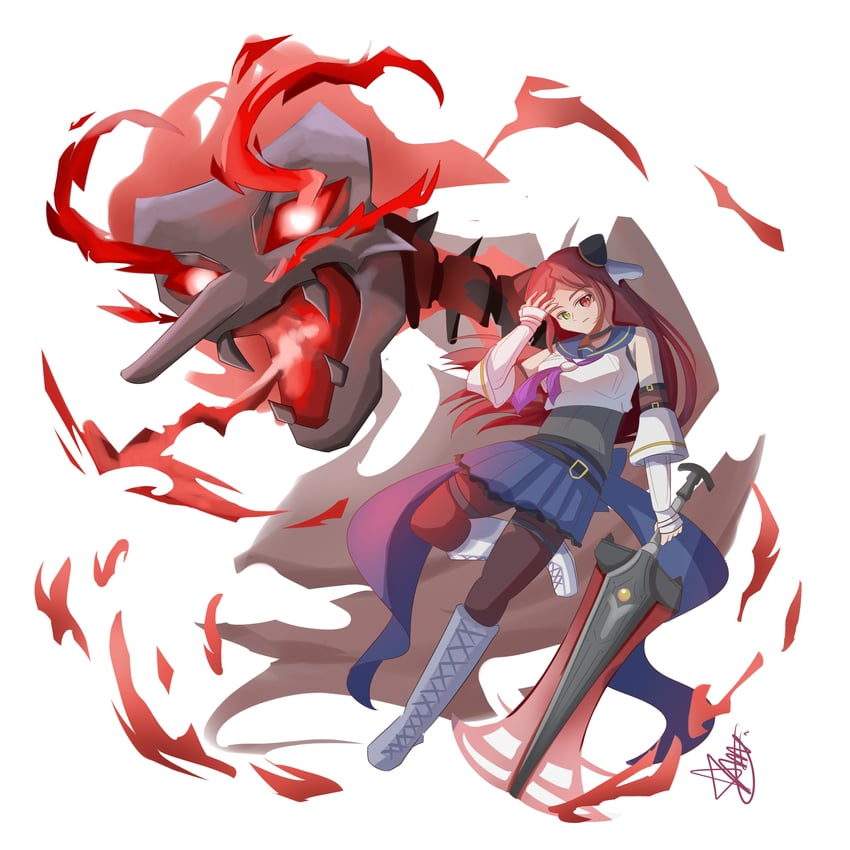shiba tomoshibi (assault lily) drawn by h_ans_(hmn_anz)