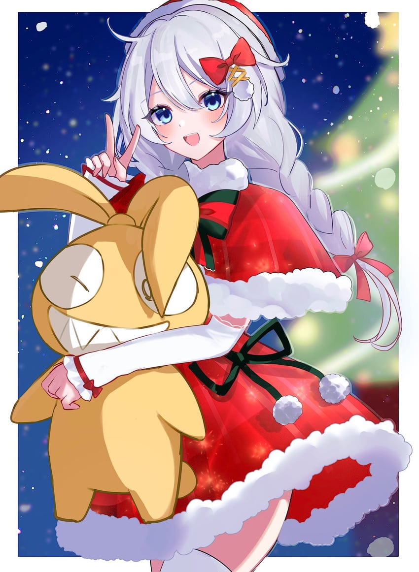 kiana kaslana and homu (honkai and 1 more) drawn by tdatnst