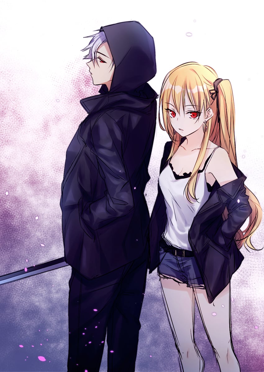 rean schwarzer and alisa reinford (eiyuu densetsu and 2 more) drawn by soap_(user_kghh4755)