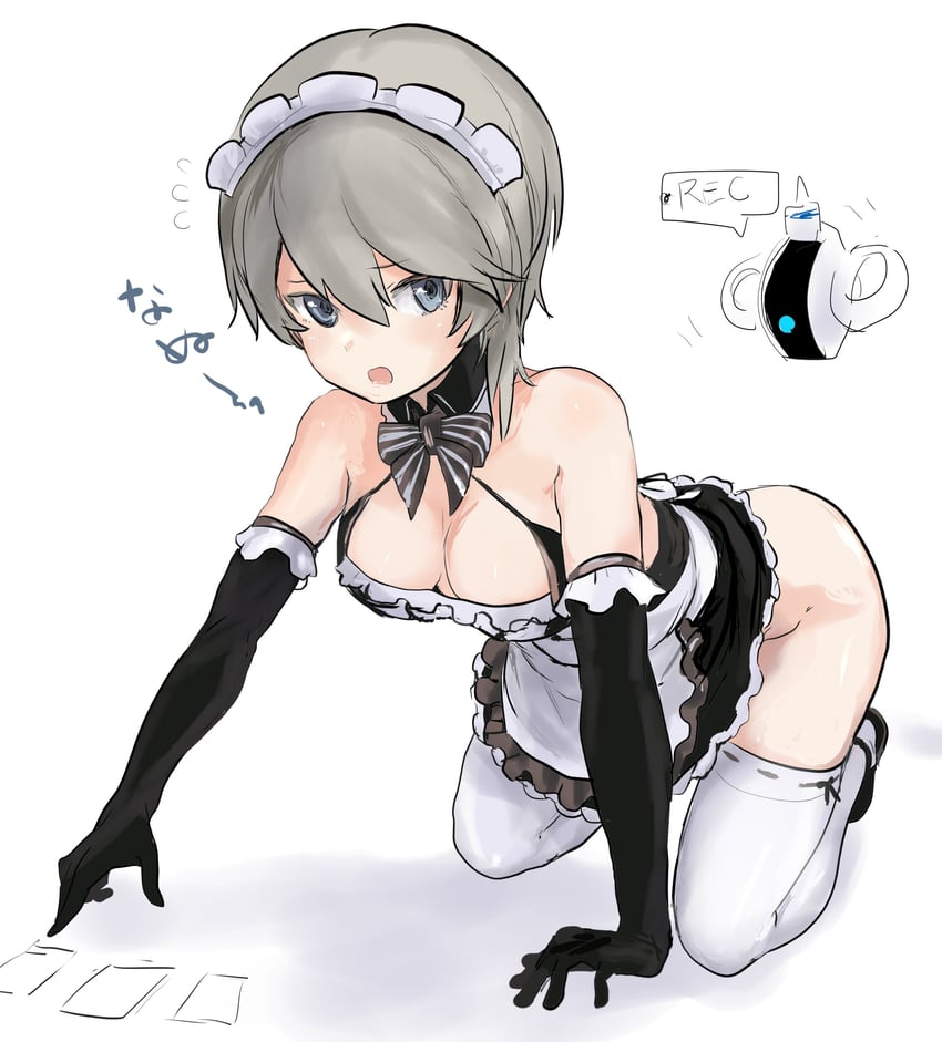 adelaide bluthausen and taichou (alice gear aegis) drawn by cerauniae
