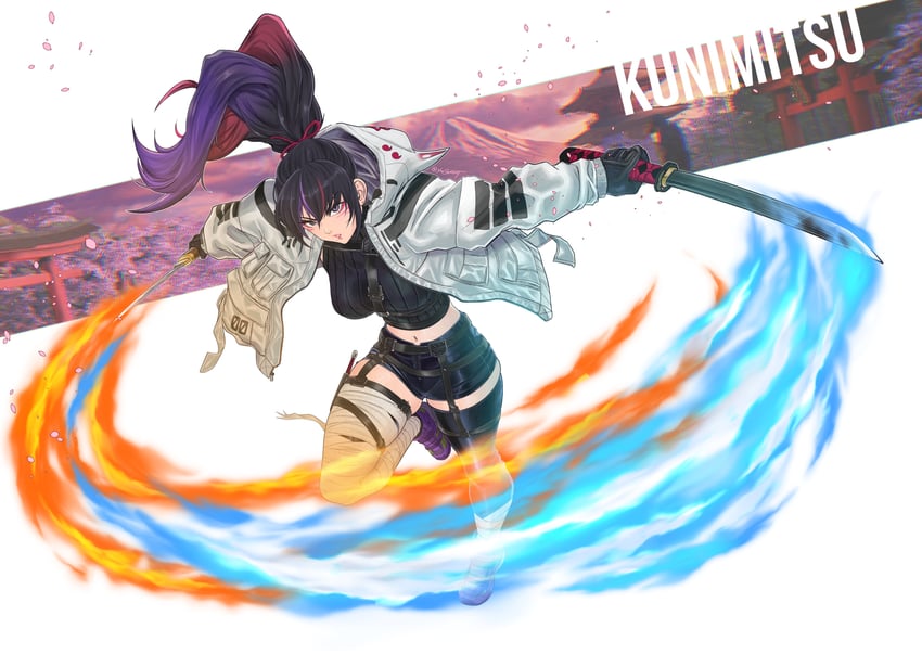 kunimitsu ii (tekken and 1 more) drawn by yincrescent