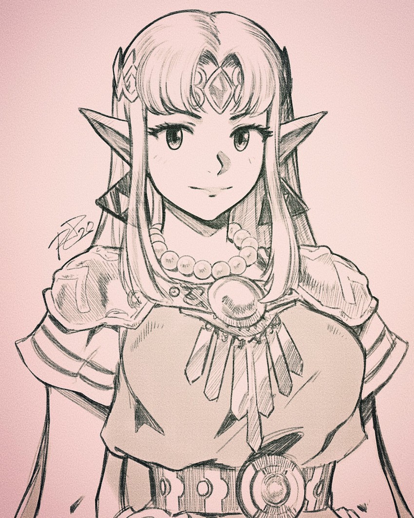 princess zelda (the legend of zelda and 2 more) drawn by robaato