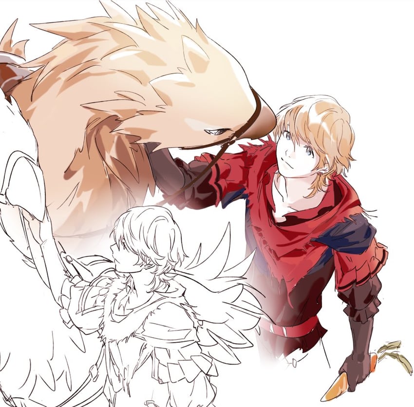 joshua rosfield (final fantasy and 1 more) drawn by nuoi407