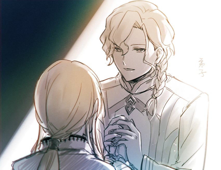 kirschtaria wodime and marisbury animusphere (fate and 1 more) drawn by aki_(neyuki41028)