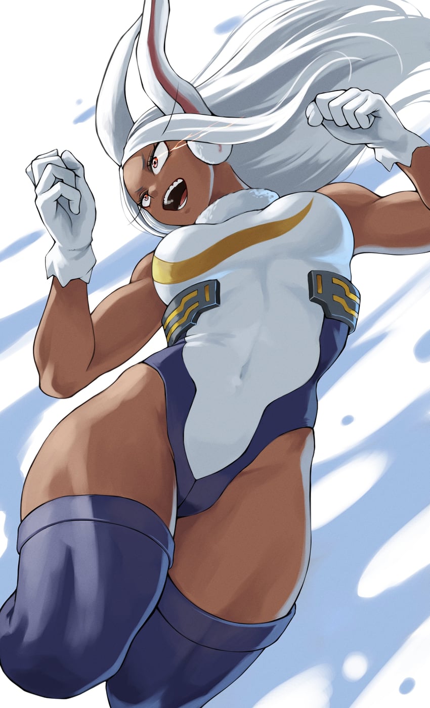 mirko (boku no hero academia) drawn by fengling_(furin-jp)