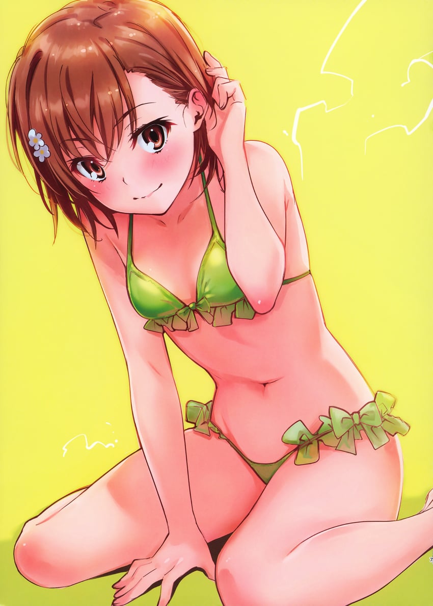 misaka mikoto (toaru majutsu no index and 1 more) drawn by isshi_pyuma