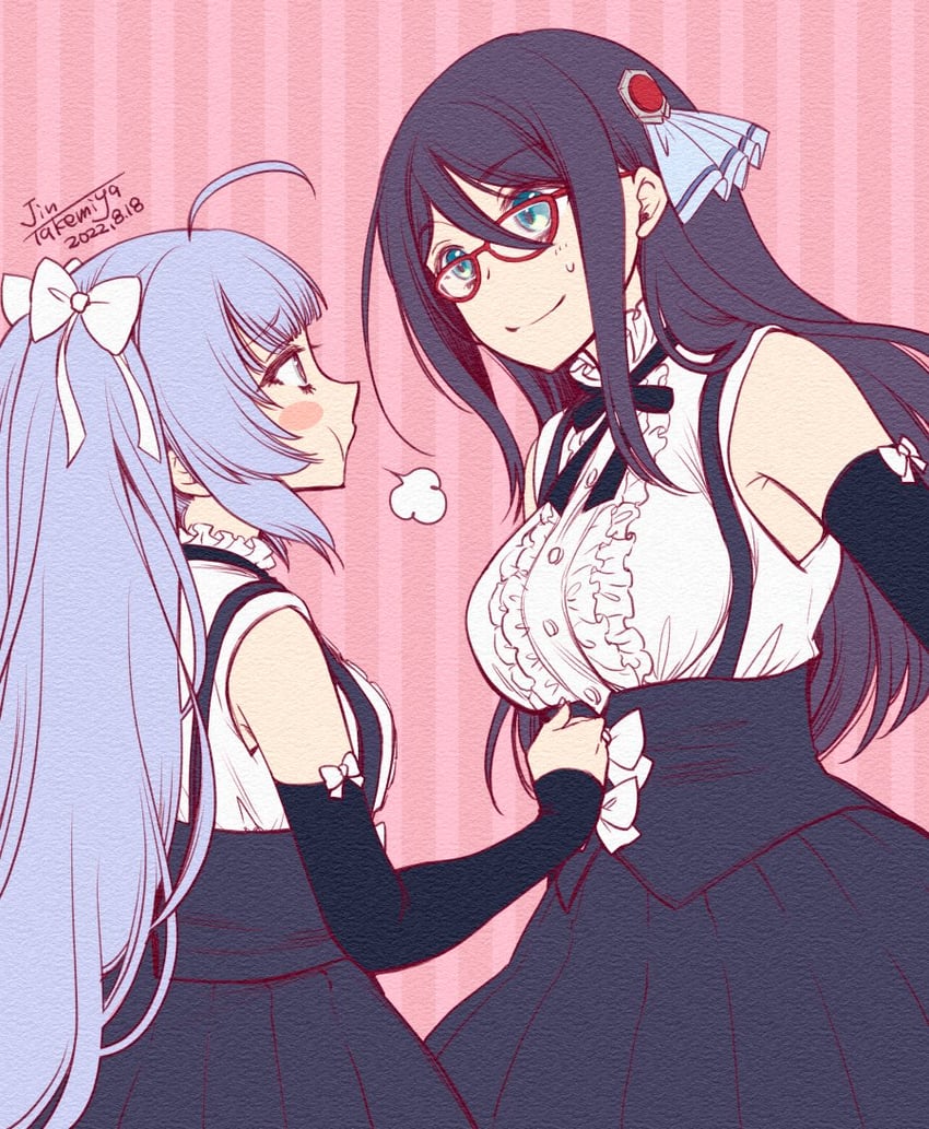 miriam hildegard von gropius and mashima moyu (assault lily) drawn by takemiya_jin