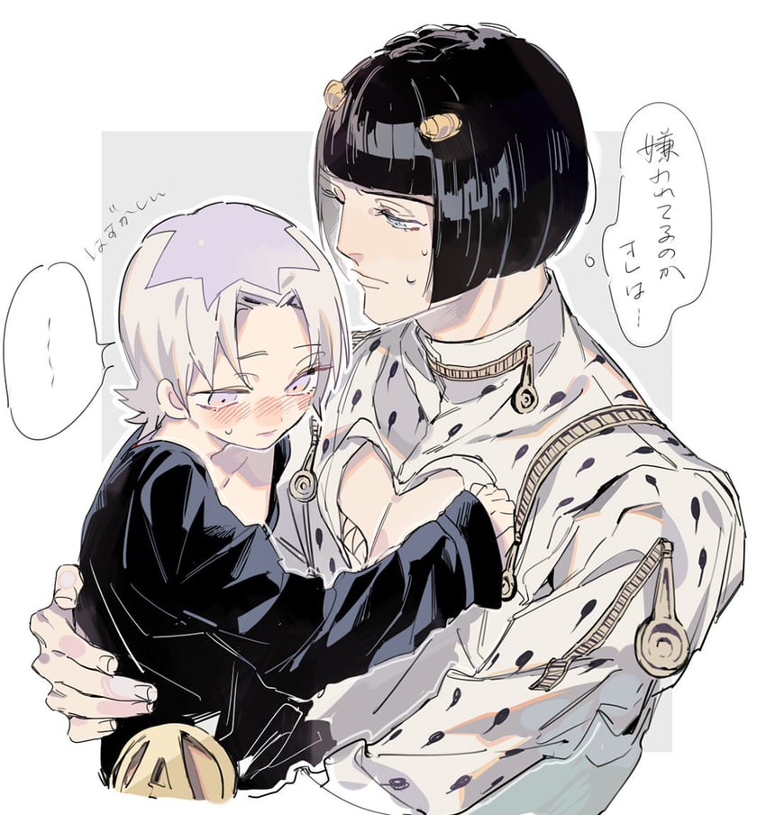 bruno bucciarati and leone abbacchio (jojo no kimyou na bouken and 1 more) drawn by okota_(yfkk4345)