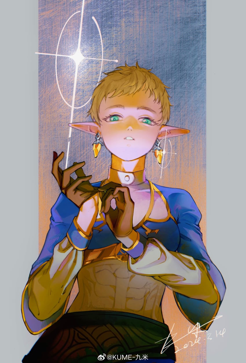 princess zelda (the legend of zelda and 1 more) drawn by jiuminene