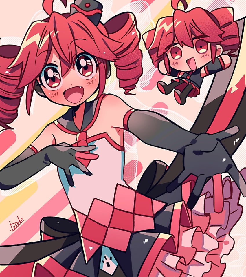 kasane teto (utau and 1 more) drawn by yuusuke-kun