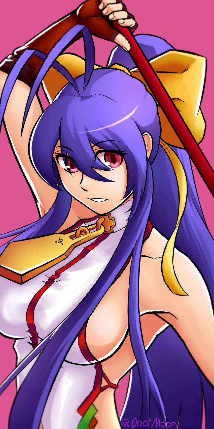 mai natsume (blazblue and 2 more) drawn by dootmoon
