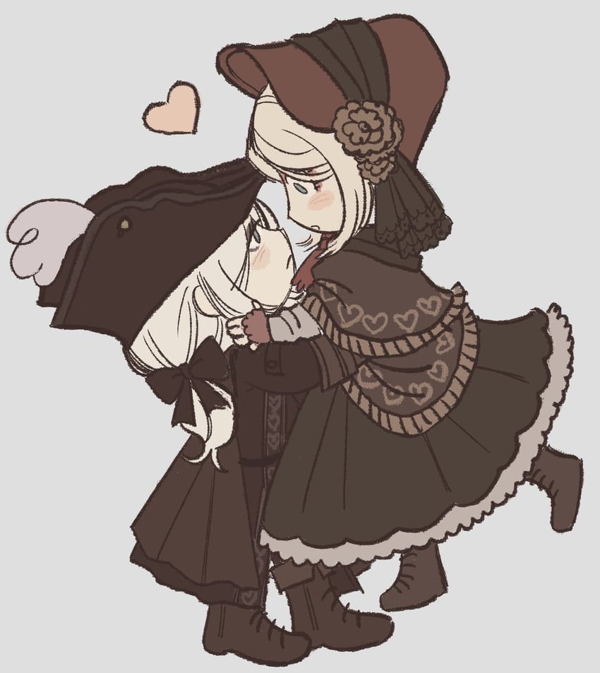 plain doll and lady maria of the astral clocktower (bloodborne) drawn by failentineland